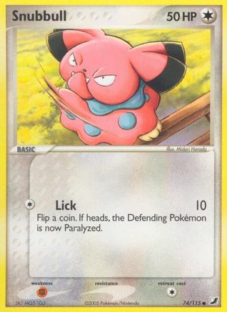Snubbull 74/115 - [Unseen Forces] Reverse Holofoil