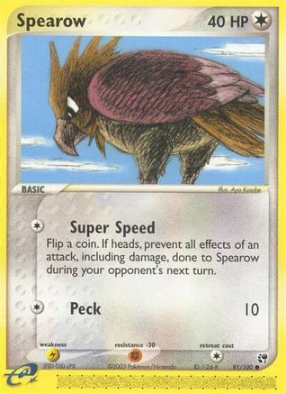 Spearow 81/100 - [Sandstorm]