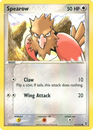 Spearow (81/112) [EX : Rouge Feu et Vert Feuille] 