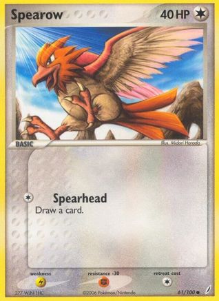 Spearow (61/100) [EX : Gardiens de cristal] 