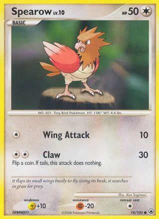 Spearow (74/100) [Diamant et perle : Majestic Dawn] 