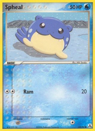 Spheal 65/92 - [Legend Maker] Reverse Holofoil