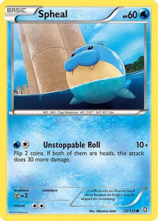 Spheal (29/124) [Noir et Blanc : Dragons Exaltés] 