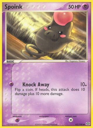 Spoink - 065/106/106 - [Emerald] Reverse Holofoil