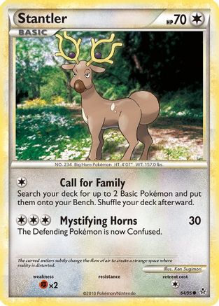 Stantler (64/95) [HeartGold &amp; SoulSilver : déchaînés] 