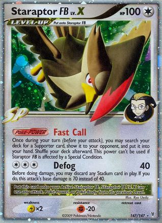 Staraptor FB Lv.X/147 - [Supreme Victors] Holofoil