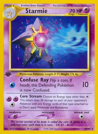 Starmie (25/64) [Neo Revelation Unlimited]