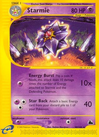 Starmie (30)/144 - [Skyridge]