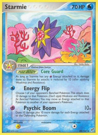 Starmie (48/107) (Estampillé) [EX : Deoxys] 