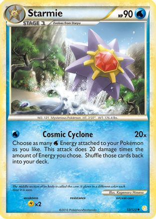 Starmie (53/123) [HeartGold &amp; SoulSilver : Ensemble de base] 