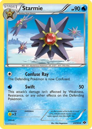 Starmie (24/99) [Noir et blanc : prochains destins] 