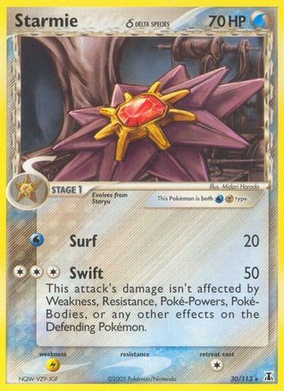 Starmie - 030/113 (Delta Species)/113 - [Delta Species]