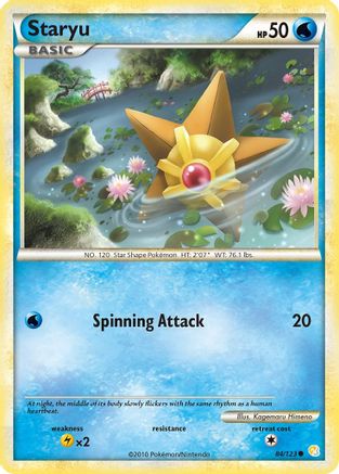 Staryu (84/123) [HeartGold &amp; SoulSilver : ensemble de base] 