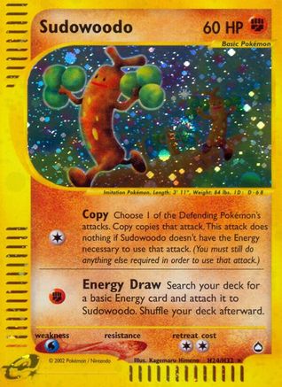 Sudowoodo (H24)/147 - [Aquapolis] Holofoil
