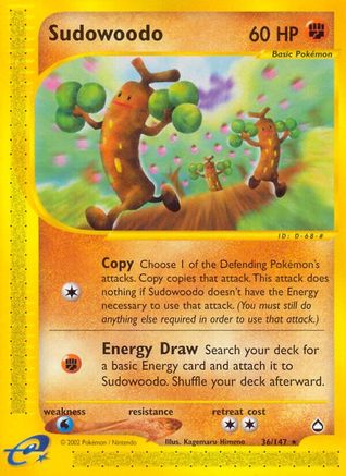 Sudowoodo (36/147) [Aquapolis] 