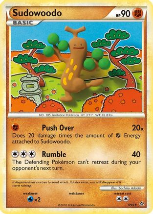 Sudowoodo (9/95) [HeartGold &amp; SoulSilver : déchaînés] 