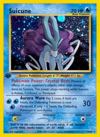 Suicune (14/64) [Néo Révélation Illimité] 