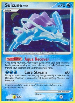 Suicune (19/132) [Diamant et Perle : Merveilles secrètes] 