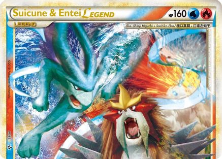 Suicune &amp; Entei LÉGENDE (94/95) [HeartGold &amp; SoulSilver : Unleashed] 