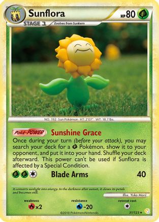Sunflora 31/123 - [HeartGold SoulSilver]