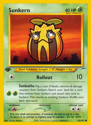 Sunkern (83/105) [Neo Destiny Unlimited] 