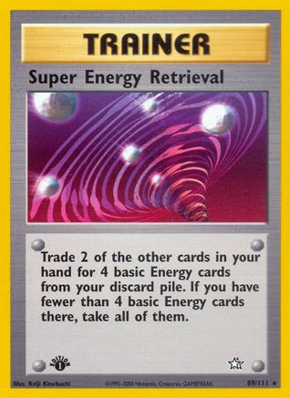 Super Energy Retrieval 89/111 - [Neo Genesis] 1st Edition