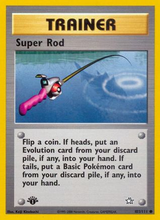 Super Rod 103/111 - [Neo Genesis] 1st Edition