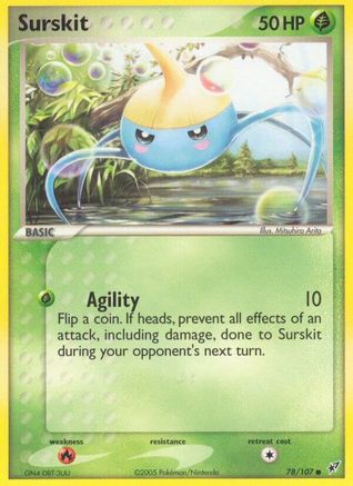 Surskit (78/107) (Estampillé) [EX : Deoxys] 