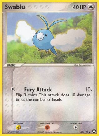 Swablu/108 - [Power Keepers] Reverse Holofoil