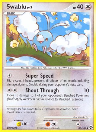 Swablu (86/106) [Diamant &amp; Perle : Grandes Rencontres] 