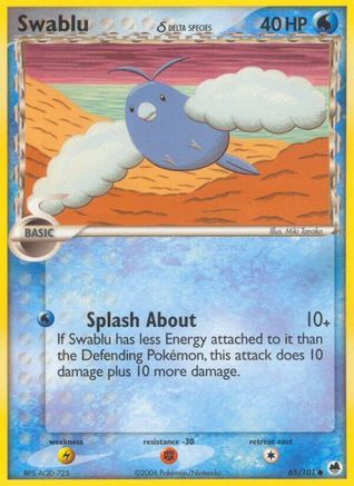 Swablu (Delta Species) 65/101 - [Dragon Frontiers]
