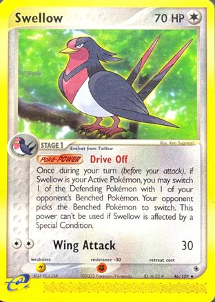 Swellow (46/109) [EX : Rubis et Saphir] 