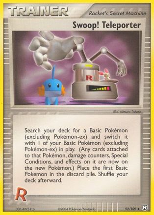 Swoop! Teleporter 92/109 - [Team Rocket Returns] Reverse Holofoil
