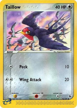 Taillow (72/109) [EX : Rubis et Saphir] 