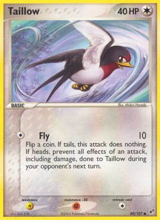 Taillow 80/107 - [Deoxys] Reverse Holofoil