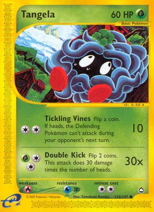 Tangela (112/147) [Aquapolis] 