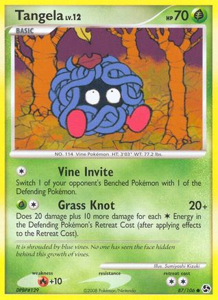 Tangela (87/106) [Diamant &amp; Perle : Grandes Rencontres] 