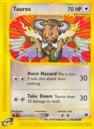 Tauros (133/165) [Expédition : Ensemble de base] 