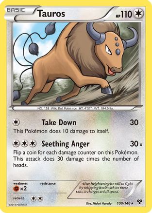 Tauros (100/146) [XY : ensemble de base] 