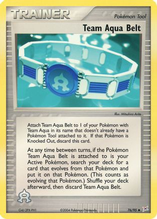 Ceinture Team Aqua (76/95) [EX : Team Magma vs Team Aqua] 