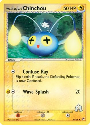 Chinchou de la Team Aqua (49/95) [EX : Team Magma vs Team Aqua] 