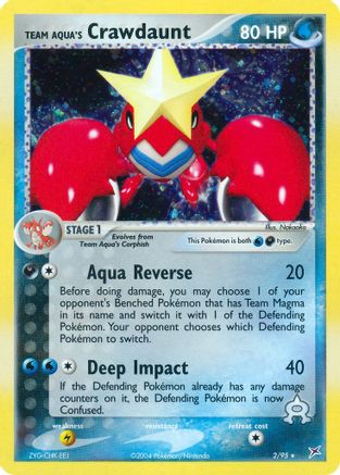 Team Aqua's Crawdaunt (2/95) [EX: Team Magma vs Team Aqua]