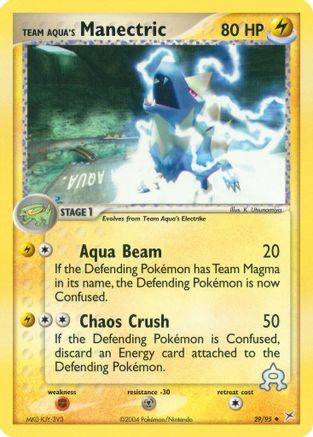 Team Aqua's Manectric - 29/95/95 - [Team Magma vs Team Aqua]