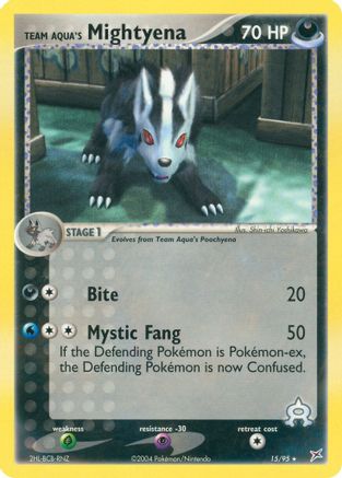 Team Aqua's Mightyena - 15/95/95 - [Team Magma vs Team Aqua]