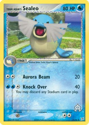 Team Aqua's Sealeo - 31/95/95 - [Team Magma vs Team Aqua]