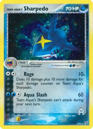 Sharpedo de la Team Aqua (5/95) [EX : Team Magma contre Team Aqua] 