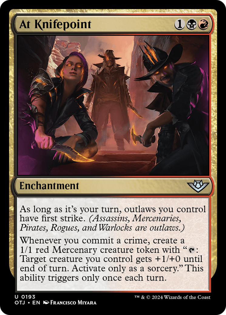 At Knifepoint (OTJ-193) - [Outlaws of Thunder Junction]