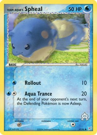 Team Aqua's Spheal - 57/95/95 - [Team Magma vs Team Aqua]
