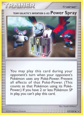 Team Galactic's Invention G-103 Power Spray 117/127 - [Platinum]