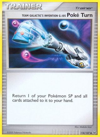 Team Galactic's Invention G-105 Poke Turn (118/127) [Platinum: Base Set]